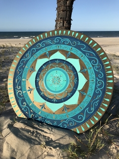 Mandala fim de tarde no Mar na internet