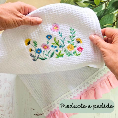 Paño de cocina bordado - comprar online