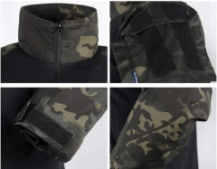 Uniforme Tactico Militar Tercera Generacion G3P. Pantalon Tactico - Camisola Rapida Camu Darkness