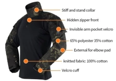 Uniforme Tactico Militar Tercera Generacion G3P. Pantalon Tactico - Camisola Rapida Camu Darkness - tienda en línea