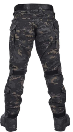 Uniforme Tactico Militar Tercera Generacion G3P. Pantalon Tactico - Camisola Rapida Camu Darkness - Tactico by Safety GRAM