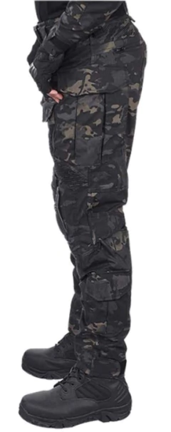 Uniforme Tactico Militar Tercera Generacion G3P. Pantalon Tactico - Camisola Rapida Camu Darkness - Tactico by Safety GRAM
