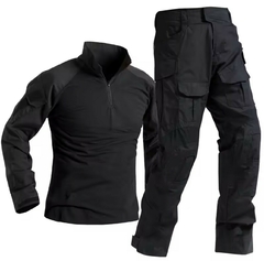 Uniforme Tactico Militar Tercera Generacion G3P. Pantalon Tactico - Camisola Rapida Color Negro en internet