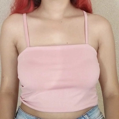 Cropped de alça fina - Shintam Store