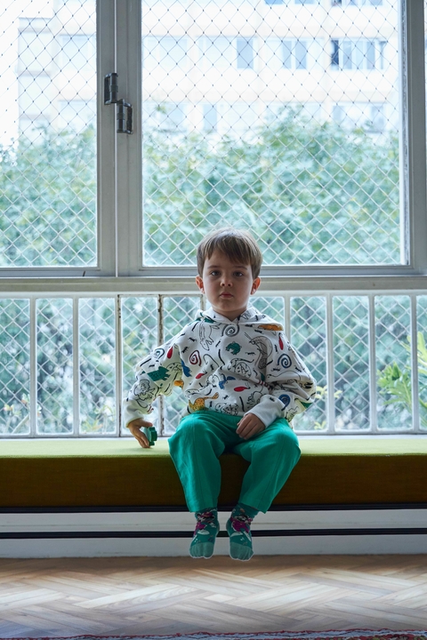 calça infantil de linho com viscose