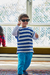 calça infantil de linho com viscose - comprar online