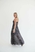 Vestido Longo Animal Print Em Renda - comprar online