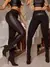 Calça Legging Montaria Flanelada Grossa Calça Leg Peluciada Forrada Por Dentro Costura Reforçada Calça Térmica Cintura Alta Empina Bumbum