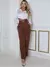 Calça Feminina Alfaiataria Elegante - Com Cinto Duplo - comprar online
