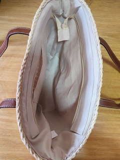 Bolsa Florença em palha - Beatitude Modas | Moda evangelica | vestido modesto | moda modesta | crista | moda executiva