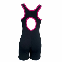 Body Unitardo 212, largo 2 con copas, espalda en T con cierre al frente para Mujer - Velox