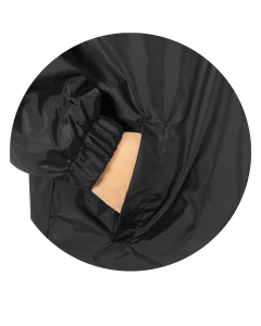 Image of Parka Natación, Cierre, Negro, forro Polar, niños o adultos, Unisex