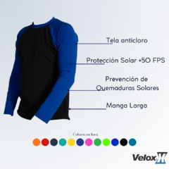 Playera de Natación, Anticlor, Rashguard, Hombre - comprar en línea