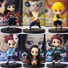 6 Figuras Colecionáveis de Demon Slayer