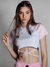 Cropped Raglan Liso Rosa MADALENA na internet