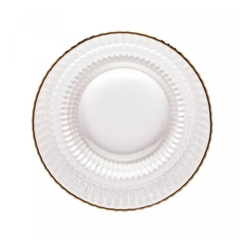 Conjunto 6 Copos de Cristal com Fio de Ouro - comprar online