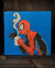 Quadrinho de madeira Homem Aranha