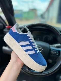 Tênis Adidas Gazelle Bold Clear Sky na internet