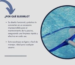Sacahojas para piscinas completo con cabo de aluminio - comprar online