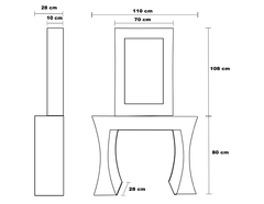 Consoleta - Credenza - Bufetera Plata Decorada En Vitral - comprar en línea