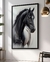 QUADRO UM BELO CAVALO PRETO - comprar online