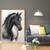 QUADRO UM BELO CAVALO PRETO - MD Artes Quadros