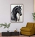 Imagem do QUADRO UM BELO CAVALO PRETO