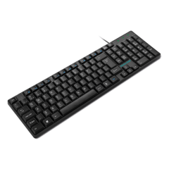 Teclado Movitec OTF-01 Multimídia ABNT2 Preto