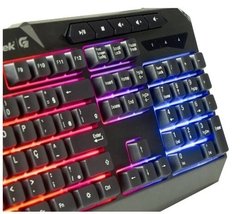 Teclado Gamer Multimidia SPIDER BLACK Preto FORTREK na internet