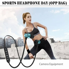Fone De Ouvido Magnético Com Bluetooth Estéreo Esportivo