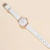 Kit Relógio Analógico Feminino Branco Gaiety e Pulseira - loja online