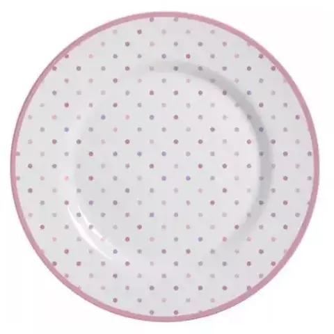 Prato Raso Páscoa Alleanza Coelha Amy Rosa 28,5 cm