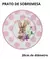 Prato Sobremesa Pascoa Alleanza Ceramica Coelha Amy - comprar online