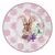Prato Sobremesa Pascoa Alleanza Ceramica Coelha Amy