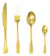 Faqueiro Inox Positano Dourado 24 Peças Luxo - Lyor - comprar online