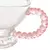 Molheira Cristal Coraçao Borda Rosa cm Lyor - comprar online