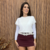 Blusa Colete Alessa Branca