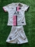 Conjunto de niños psg suplente blanco