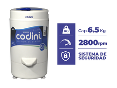 Combo Codini Lavado Lavarropas Silent 4051 + Secarropas