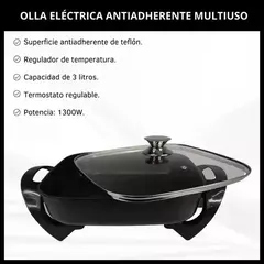 Olla eléctrica cuadrada - OR-5000 - Oryx - Galaxia