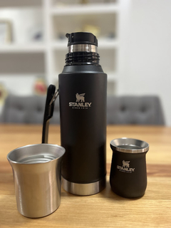 Termo system + Mate + bombilla ( 1 Lt ) (NEGRO) en internet
