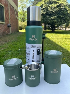 Combo Stanley - Termo, mate, yerbera y azucarera. (VERDE) - comprar online