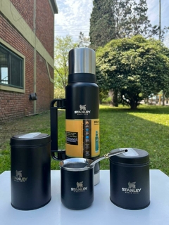 Combo Stanley - Termo, mate, yerbera y azucarera. (NEGRO) - comprar online