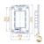 Placa 4x2 Para 1 módulo Horizontal - comprar online