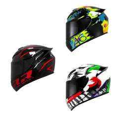 Protege Tu Vida, Disfruta la Ruta | Casco de Moto Certificado con Visera Integral Retráctil - comprar en línea