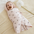 Envoltório Swaddle Respirável do Bebê Recém-nascido 0-3 meses