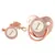 26 Letras Chupeta Bebê Silicone Clipe Rosa Ouro bling - comprar online