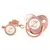 26 Letras Chupeta Bebê Silicone Clipe Rosa Ouro bling - comprar online