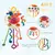 Brinquedo Sensorial Montessori Silicone Polvo Puxa Corda para Bebê - loja online