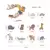 Brinquedo De Enfiar em Madeira | Empilhamento Para Bebê Com Formato De Animal - BABY CLOSET